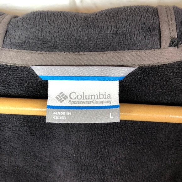 Columbia Jacket with Hood Brown Size Large - Picture 4 of 7